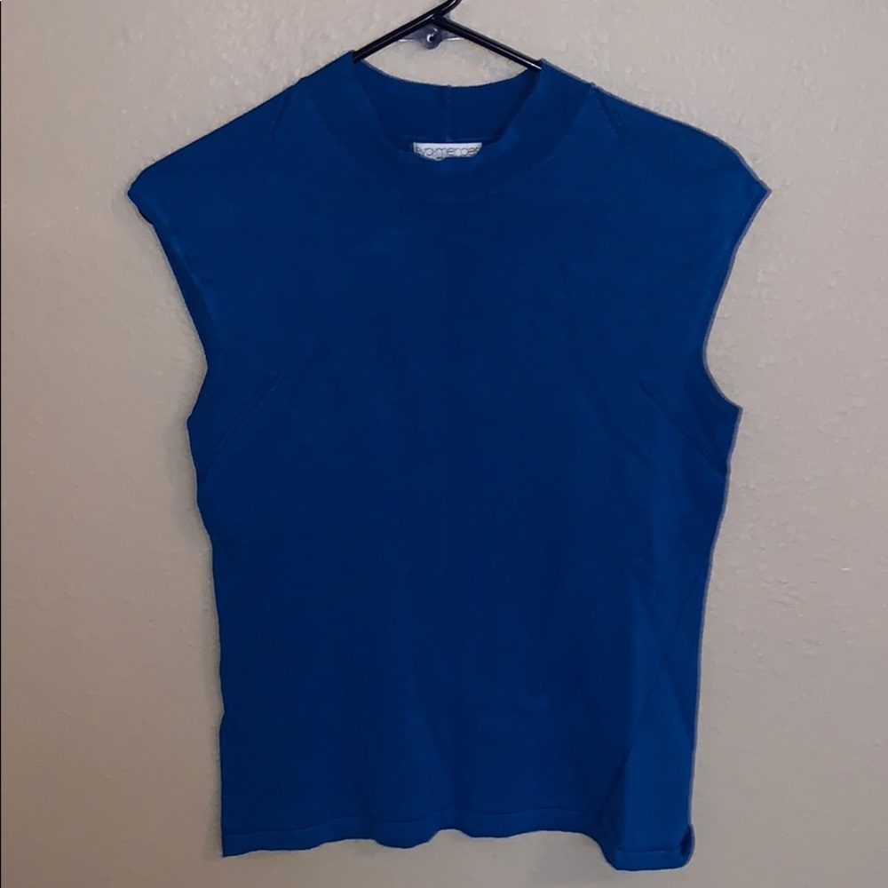 Eva Mendez Blue blouse